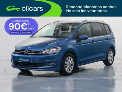 Usado VW Touran Advance 150 CV (110 kW) 2021 Azul Monovolumen