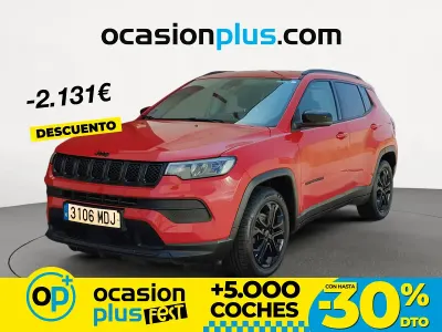 Usado Jeep Compass Night Eagle 130 CV (95 kW) 2023 Rojo SUV