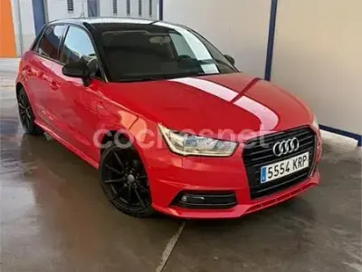 Usado Audi A1 Sportback S-Line 95 CV (69 kW) 2018 Rojo Utilitario