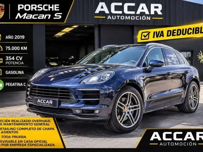Usado Porsche Macan S 354 CV (260 kW) 2019 Azul SUV