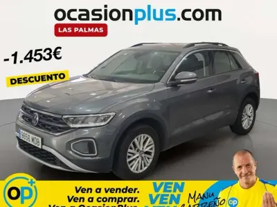 Usado VW T-Roc Life 110 CV (80 kW) 2022 Gris SUV