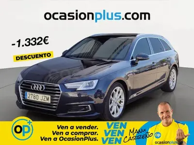 Usado Audi A4 Design 190 CV (139 kW) 2017 Azul Familiar