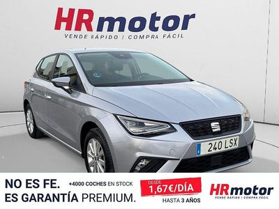 Usado Seat Ibiza Style Plus 90 CV (66 kW) 2021 Gris Berlina