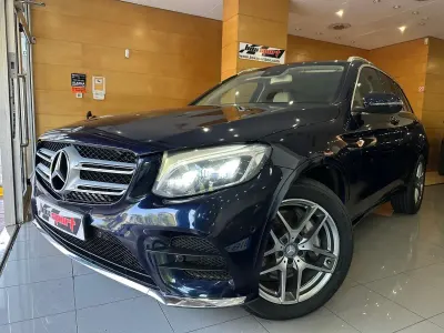Usado Mercedes GLC220 170 CV (125 kW) 2015 Azul metalizado SUV