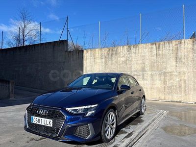 Usado Audi A3 S-Line 150 CV (110 kW) 2020 Azul Berlina
