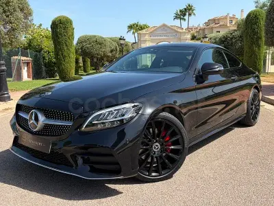 Usado Mercedes C180 156 CV (114 kW) 2020 Negro Coupe
