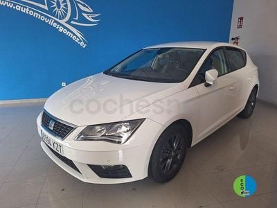 Usado Seat Leon Style 130 CV (95 kW) 2019 Blanco Berlina