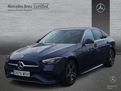 Usado Mercedes C300e AMG 313 CV (230 kW) 2024 Azul Berlina
