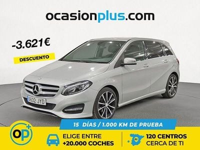 Gris plata Usado 2017 Mercedes B200 Monovolumen | 15.369 € (Precio justo)