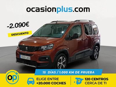 Usado Peugeot Rifter GT 130 CV (95 kW) 2020 Marrón Monovolumen