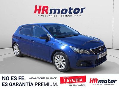 Usado Peugeot 308 Style 110 CV (80 kW) 2018 Azul Berlina