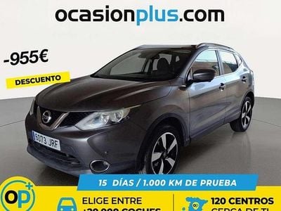 Usado Nissan Qashqai N-Connecta 110 CV (80 kW) 2016 Gris SUV
