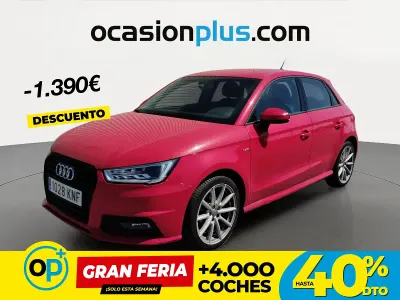 Usado Audi A1 S-Line 90 CV (66 kW) 2018 Rojo
