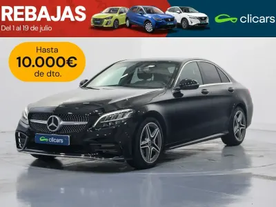 Usado Mercedes C220 194 CV (142 kW) 2021 Negro Berlina