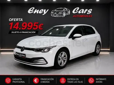 Usado VW Golf VIII 110 CV (80 kW) 2022 Blanco Berlina