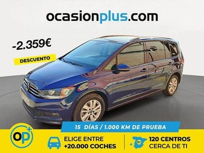 Usado VW Touran Advance 150 CV (110 kW) 2021 Azul Monovolumen