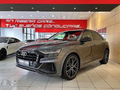 Usado Audi Q8 S-Line 286 CV (210 kW) 2020 Gris / plata SUV