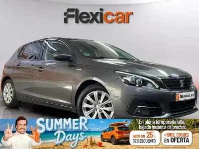 Usado Peugeot 308 Style 130 CV (95 kW) 2020 Gris Berlina