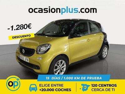 Amarillo Usado 2015 Smart ForFour Passion Utilitario | 7270 € (Buen precio)