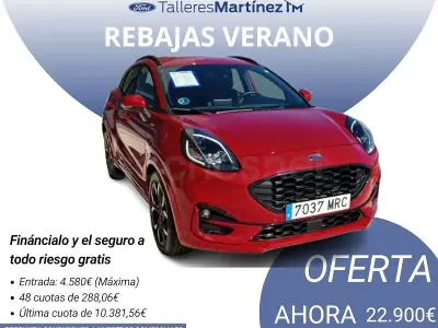 Usado Ford Puma ST-Line X 125 CV (91 kW) 2024 Rojo SUV