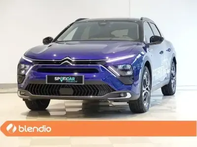Usado Citroën C5 X Shine 225 CV (165 kW) 2022 Azul Familiar