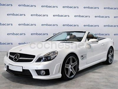 Usado Mercedes SL63 AMG AMG 525 CV (386 kW) 2008 Blanco Descapotable