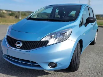 Begagnad Nissan Note Acenta 80 HK (58 kW) 2016 Blå Halvkombi