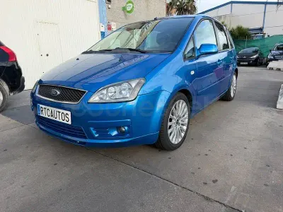 Usado Ford C-MAX 90 CV (66 kW) 2007 Azul Monovolumen