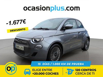 Usado Fiat 500e Icon 86 kW (118 CV) 2022 Gris Utilitario