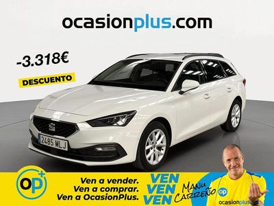 Usado Seat Leon Style 130 CV (95 kW) 2023 Blanco Familiar