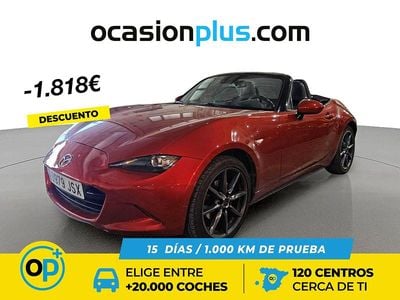 Rojo Usado 2016 Mazda MX5 Style+ Descapotable | 18.982 € (Precio justo)