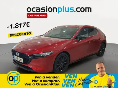 Usado Mazda 3 Homura-Line 122 CV (89 kW) 2022 Rojo