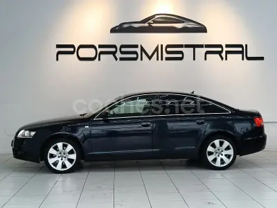 Usado Audi A6 190 CV (139 kW) 2008 Azul Berlina