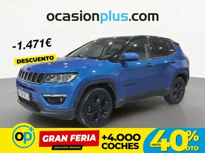 Usado Jeep Compass Night Eagle 140 CV (102 kW) 2019 Azul SUV