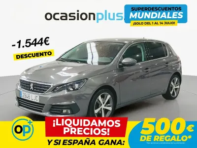 Usado Peugeot 308 Allure 130 CV (95 kW) 2020 Gris