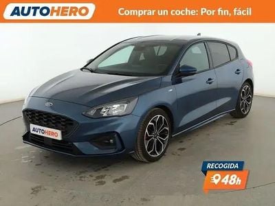 Begagnad Ford Focus ST-Line 125 HK (91 kW) 2022 Blå Sedan