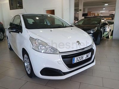 Usado Peugeot 208 Access 75 CV (55 kW) 2016 Blanco Utilitario