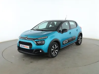 Usado Citroën C3 Feel 83 CV (61 kW) 2021 Azul Utilitario