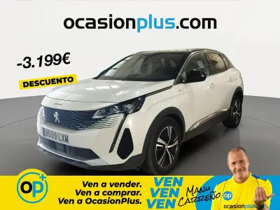 Usado Peugeot 3008 GT 130 CV (95 kW) 2022 Blanco SUV