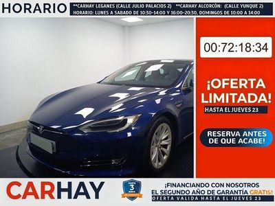 Usado Tesla Model S 450 kW (613 CV) 2018 Azul Utilitario