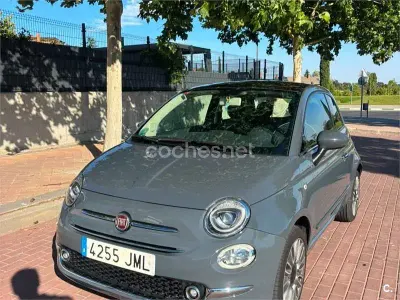 Usado Fiat 500 Lounge 69 CV (50 kW) 2016 Gris / plata Berlina