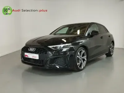 Usado Audi A3 Ambiente 150 CV (110 kW) 2021 Negro Berlina