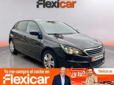 Usado Peugeot 308 Style 130 CV (95 kW) 2017 Negro Berlina