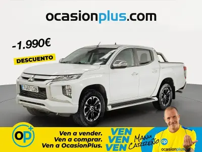 Usado Mitsubishi L200 Motion 150 CV (110 kW) 2019 Gris Pickup/Camioneta