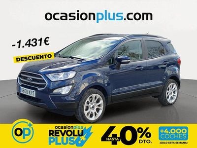 Usado Ford Ecosport Trend+ 125 CV (91 kW) 2018 Azul SUV