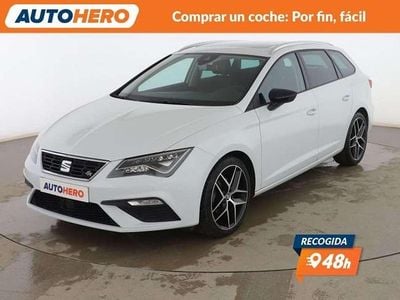 Usado Seat Leon FR 150 CV (110 kW) 2018 Blanco Familiar