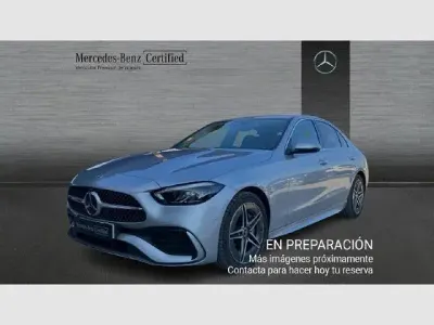 Usado Mercedes C220 200 CV (147 kW) 2022 Plata hightech Berlina