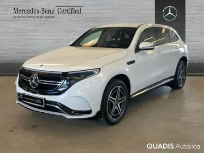 Usado Mercedes EQC400 Electric Art 300 kW (408 CV) 2022 Blanco polar SUV
