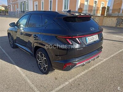 Usado Hyundai Tucson N Line 136 CV (100 kW) 2022 Negro SUV