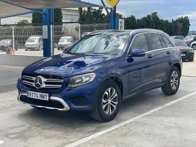 Usado Mercedes GLC220 170 HP (125 kW) 2017 Azul SUV